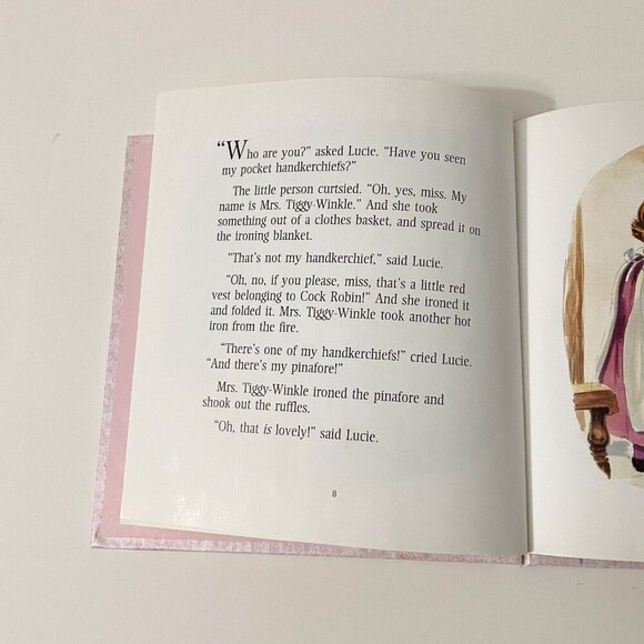 Vtg 1992 The Classic Tale Of Mrs Tiggy Winkle By Beatrix Potter Hardcover - Picture 12 of 16